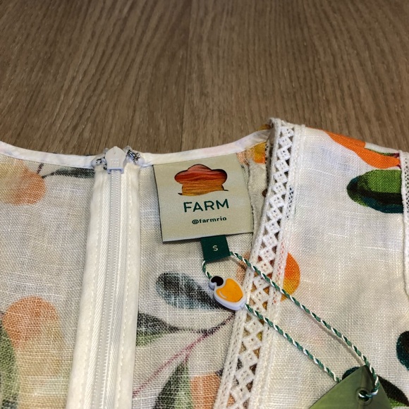 RARE FARM Rio Linen Cashew Dress - Picture 11 of 14
